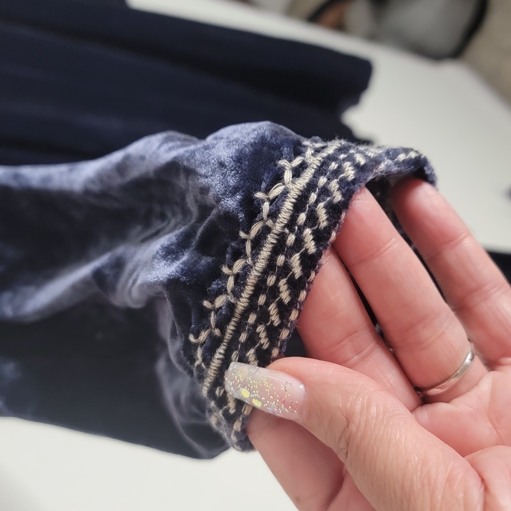 Johnny Was Blue Embroidered Dress - Picture 5 of 12